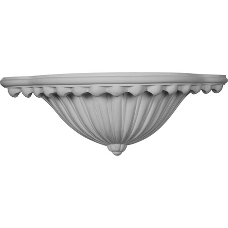 Ekena Millwork 26 1/2"W x 9 1/4"H x 8 1/4"D Niche Shelf for NCH23X43ML NCH26X09DE